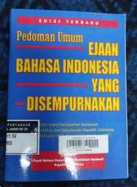 Pedoman Umum Ejaan Bahasa Indonesia yang Disempurnakan