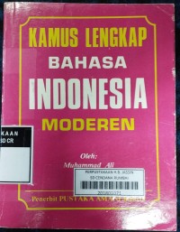 KAMUS LENGKAP BAHASA INDONESIA MODEREN