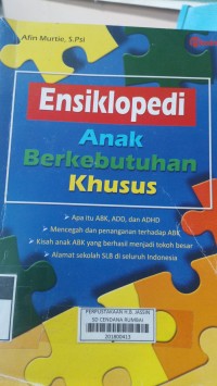 Ensiklopedi Anak Berkebutuhan Khusus