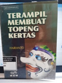 Terampiil Membuat Topeng Kertas
