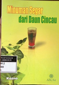 Minuman Segar Dari Daun Cincau