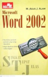 Microsoft excel 2002 : singkat tepat jelas